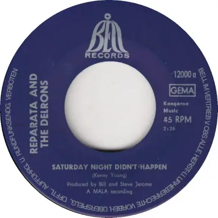 Reparata And The Delrons - Saturday Night Didn't Happen