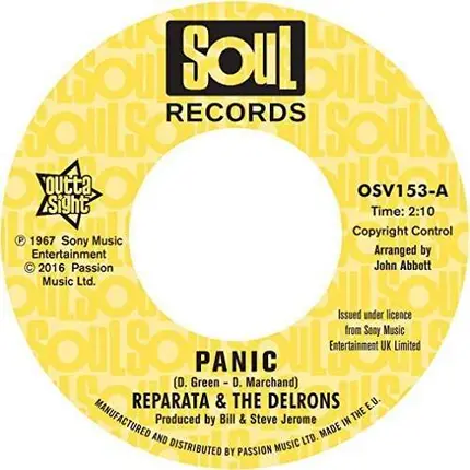 Reparata & Delrons - Panic/Captain Of Your..
