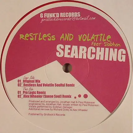 Restless & Volatile Feat. Siobhan - Searching
