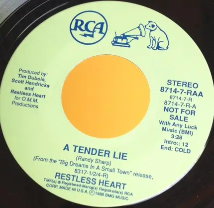 Restless Heart - A Tender Lie