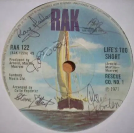 Rescue Co. No. 1 - Life's Too Short