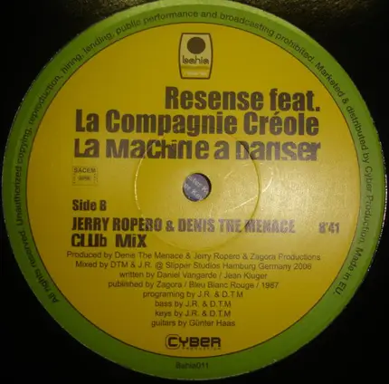 Resense Feat. La Compagnie Créole - La Machine A Danser