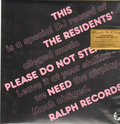 The Residents - Please Do Not Steal It!