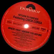 LP - Return To Forever Featuring Chick Corea - Where Have I Known You Before