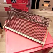 Vinyl Storage - Retro Single Ständer - aus Holz, für 50 Singles, braun