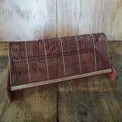 Retro Single Ständer - aus Holz, für 60 Singles