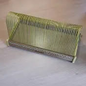 Retro Single Ständer - in gelb, für 50 Singles