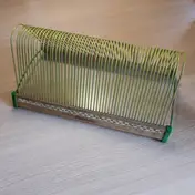 Retro Single Ständer - in grün, für 50 Singles