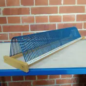 Retro Single Ständer - in blau, für 80 Singles