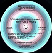 LP - Rev. Oris Mays - Tomorrow's Help Today