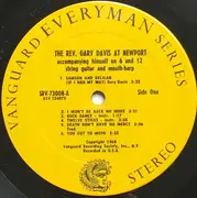 LP - Rev. Gary Davis - The Reverend Gary Davis At Newport