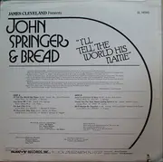 LP - Rev. James Cleveland Presents John Springer & Bread - I'll Tell The World His Name