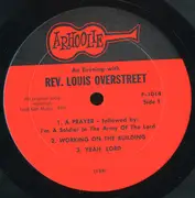 LP - Rev. Louis Overstreet - An Evening With Rev. Louis Overstreet (His Guitar, His Four Sons, And The Congregation Of St. Luke Powerhouse Church Of God In Christ)