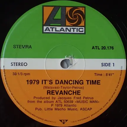 Revanche - 1979 It's Dancing Time / Music Man