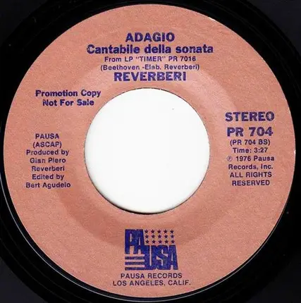 Reverberi - Improvviso Fantasia Op. 66 / Adagio Cantabile della sonata