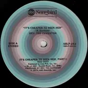 LP - Reverend Ted Cuveston - It's Cheaper To Seek Her (A Sermon By Rev. Ted Cuveston)