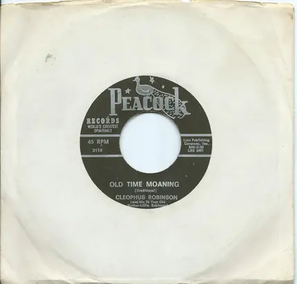 Reverend Cleophus Robinson - Can't Nobody Do (What My Lord Can Do)