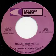 7inch Vinyl Single - Reverend Cleophus Robinson - Fill My Cup / Heaven Help Us All