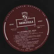 LP - Reveriano Soutullo Y Juan Vert , José Silva Aramburu , Enrique Reoyo - La Leyenda Del Beso - Mono