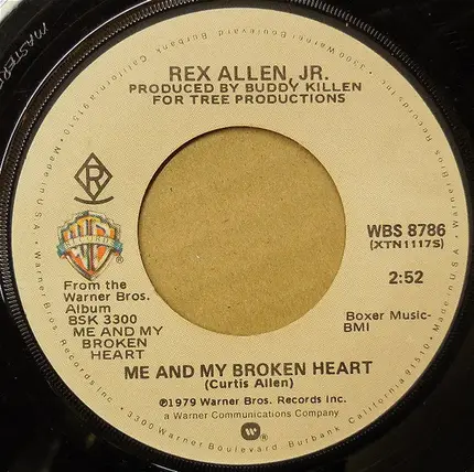 Rex Allen Jr. - Me And My Broken Heart