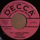 7inch Vinyl Single - Rex Allen With Victor Young And His Singing Strings - I'm A Young Cowboy / The Last Round-Up - Promo