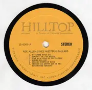 LP - Rex Allen - Rex Allen Sings Western Ballads