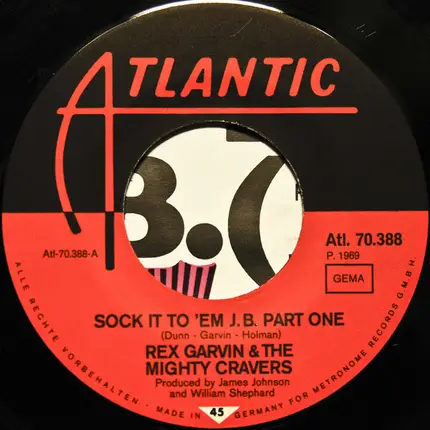 Rex Garvin & The Mighty Cravers - Sock It To 'Em J.B.