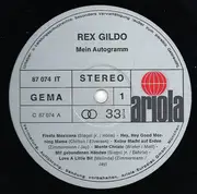 LP - Rex Gildo - Mein Autogramm