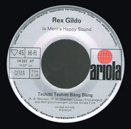 Rex Gildo - Tschitti Tschitti Bäng Bäng / Wir Zwei