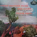 LP - Rex Allen With Victor Young And His Singing Strings - Under Western Skies