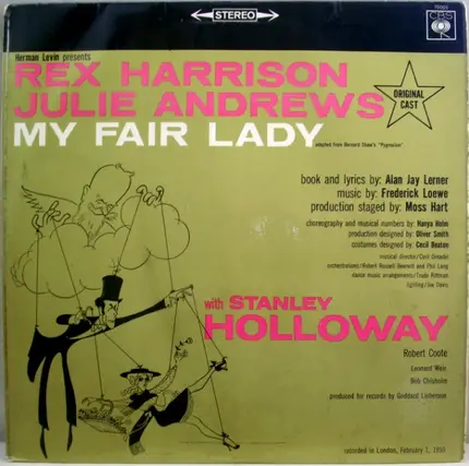 Rex Harrison , Julie Andrews With Stanley Holloway - My Fair Lady
