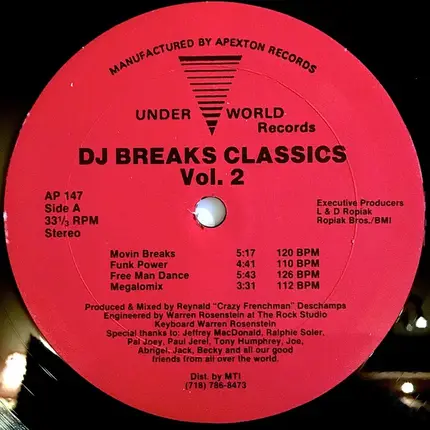 Reynald Deschamps - DJ Breaks Classics Vol. 2