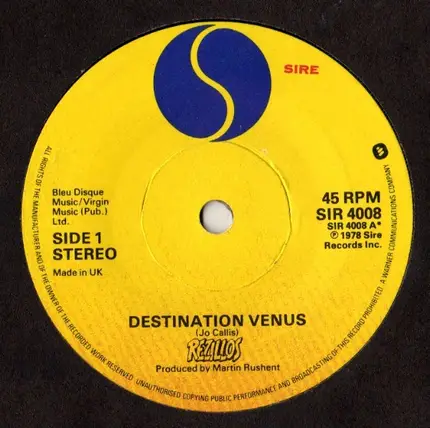 Rezillos - Destination Venus