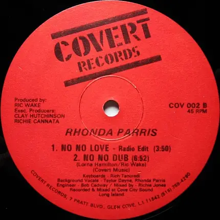 Rhonda Parris - No No Love