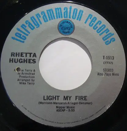 Rhetta Hughes - Light My Fire / Sookie