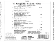 CD - Rheinisches Bach-Collegium - The Marriage Of The Hen And The Cuckoo: Funny Program Music Of The Baroque Period