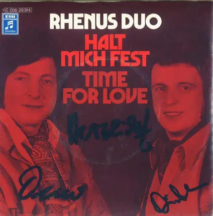 Rhenus Duo - Halt Mich Fest / Time For Love