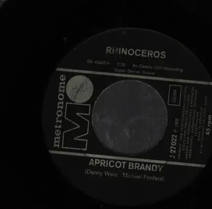 Rhinoceros - Apricot Brandy