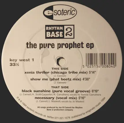 Rhythm Base 2 - The Pure Prophet EP