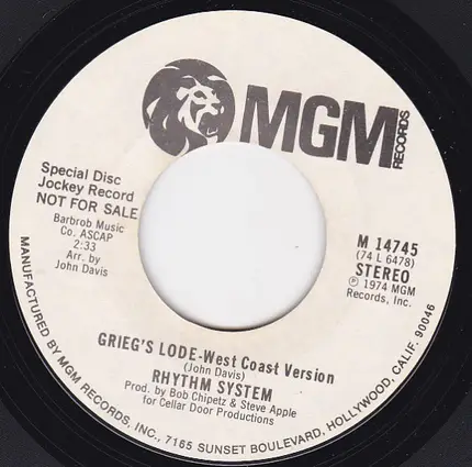 Rhythm System - Grieg's Lode - West Coast Version