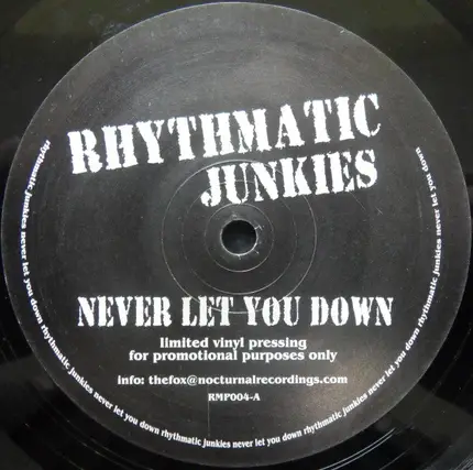 Rhythmatic Junkies - NEVER LET YOU DOWN