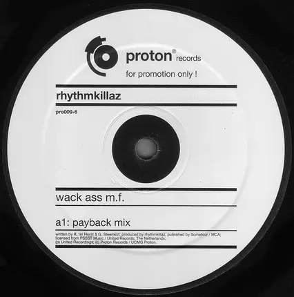 Rhythmkillaz - Wack Ass M.F.