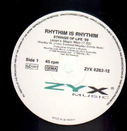 Rhythim Is Rhythim - Strings Of Life '89