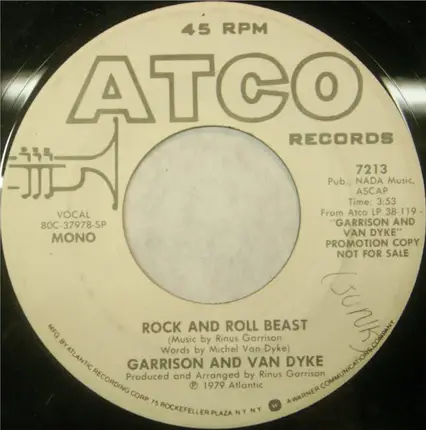 Rinus Gerritsen And Michel Van Dyke - Rock And Roll Beast