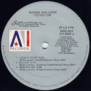 LP - Rinder & Lewis - Cataclysm - Still sealed