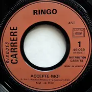 7inch Vinyl Single - Ringo - Accepte-Moi