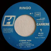 7inch Vinyl Single - Ringo - Comme Hier