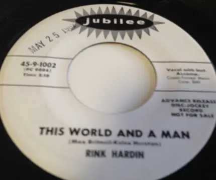 Rink Hardin - This World And A Man