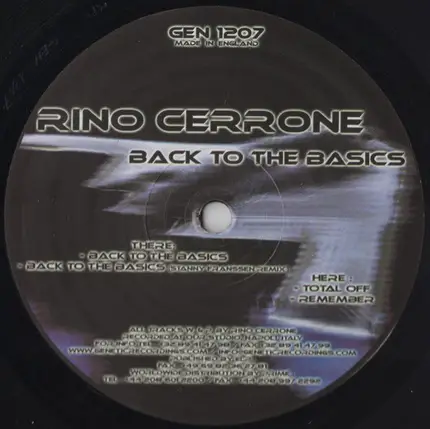 Rino Cerrone - Back To The Basics