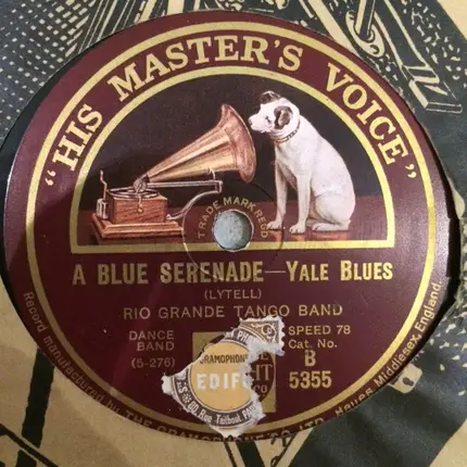 Rio Grande Tango Band - A Blue Serenade / Zulu Wail